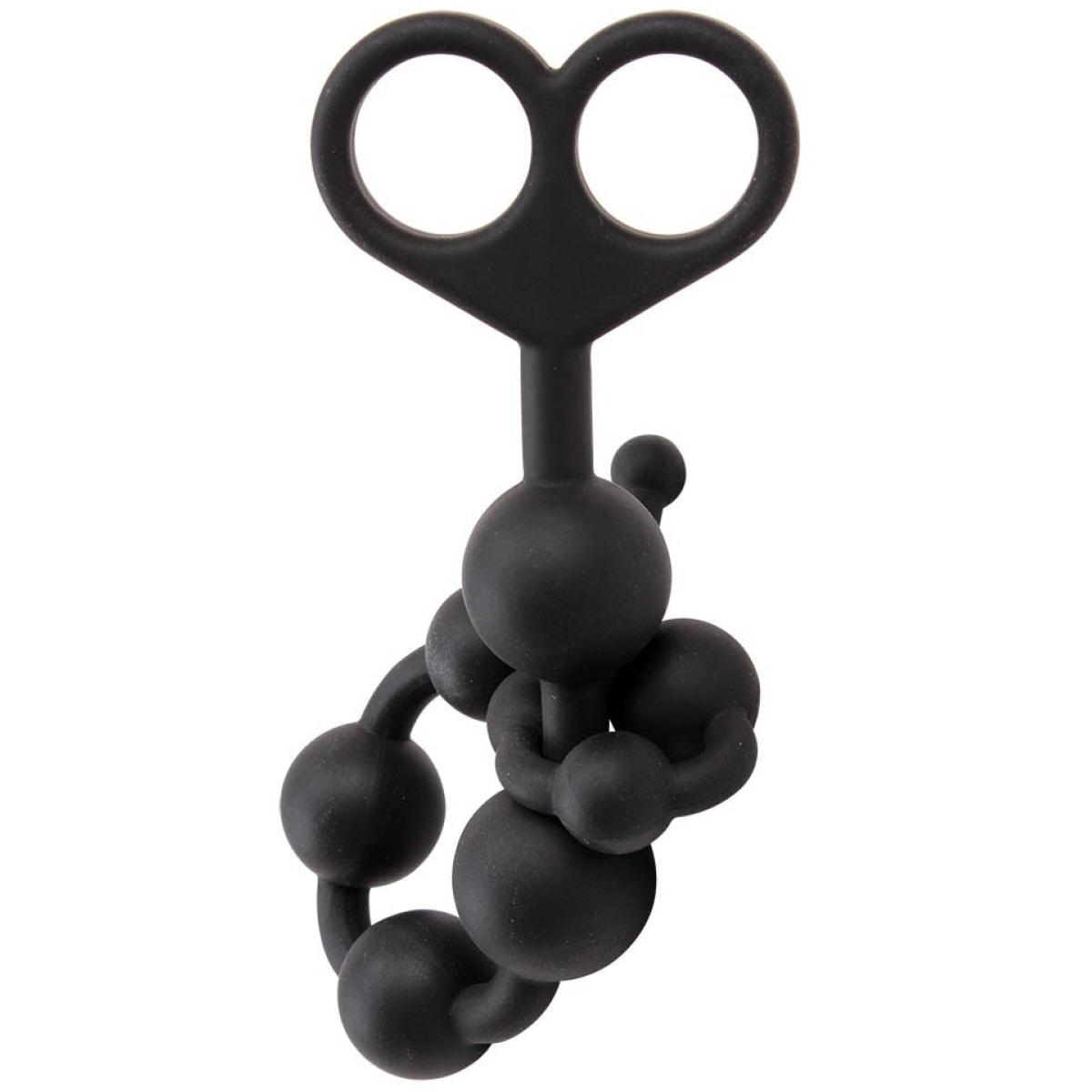 chapelet anal black mont beads 30 x 24 cm 2