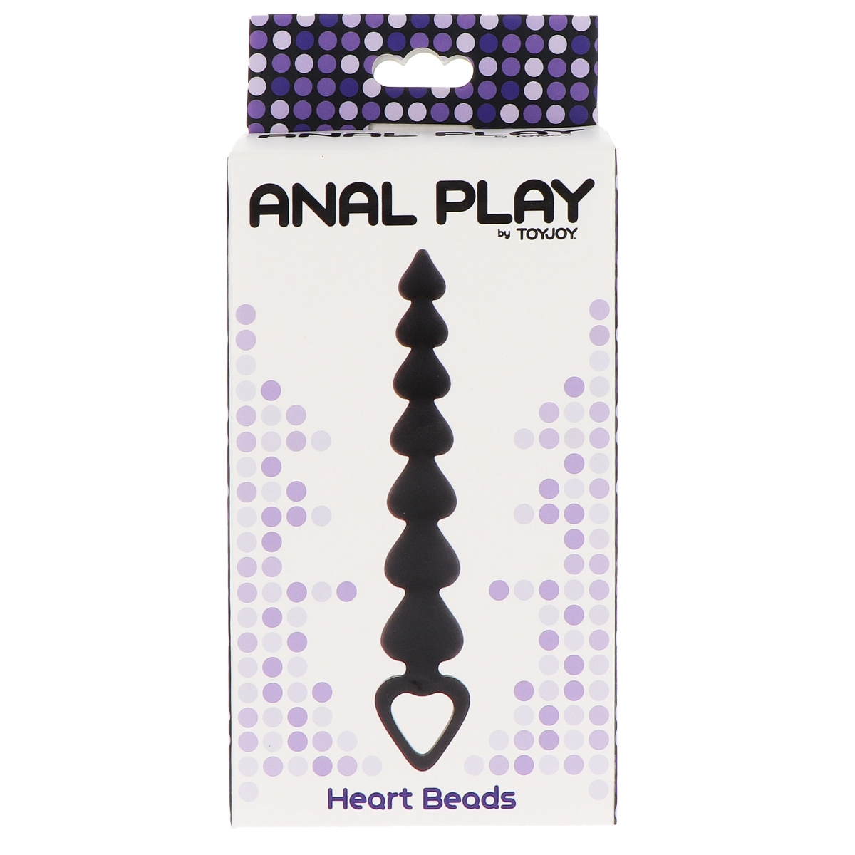 chapelet anal heart beads 18 x 34cm 1