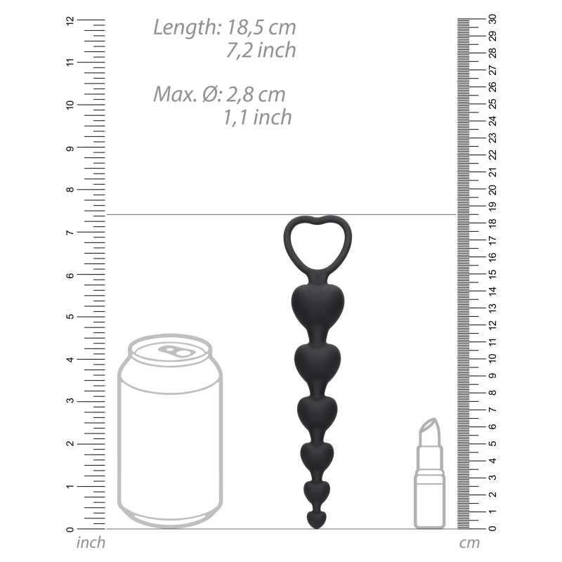 chapelet silicone anal heart 15 x 32cm 6 scaled