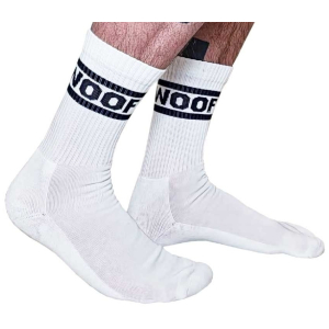 chaussetes blanches woof crew socks