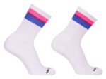 chaussettes blanches bisex flag fetish half socks