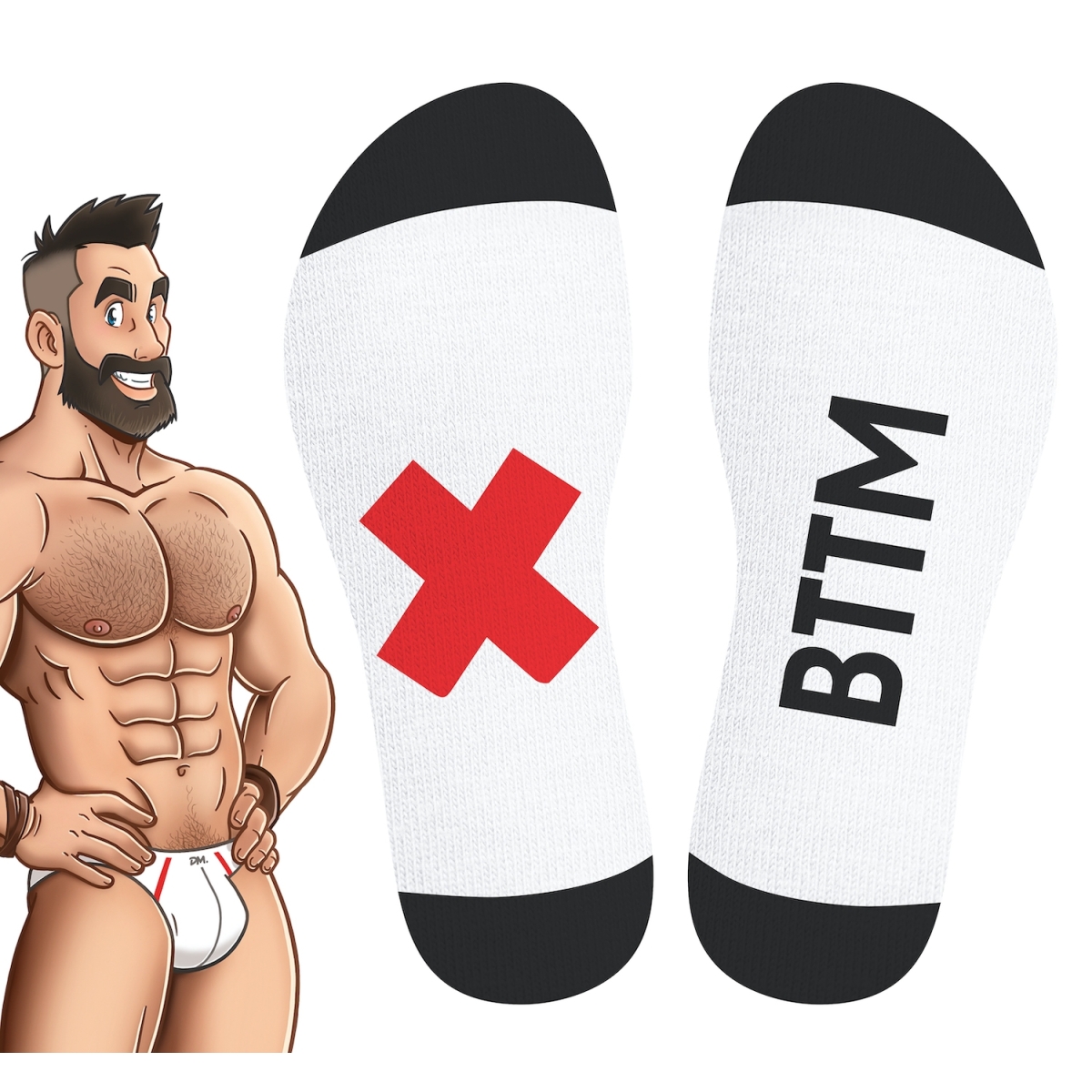 chaussettes blanches bttm sneakxx 2