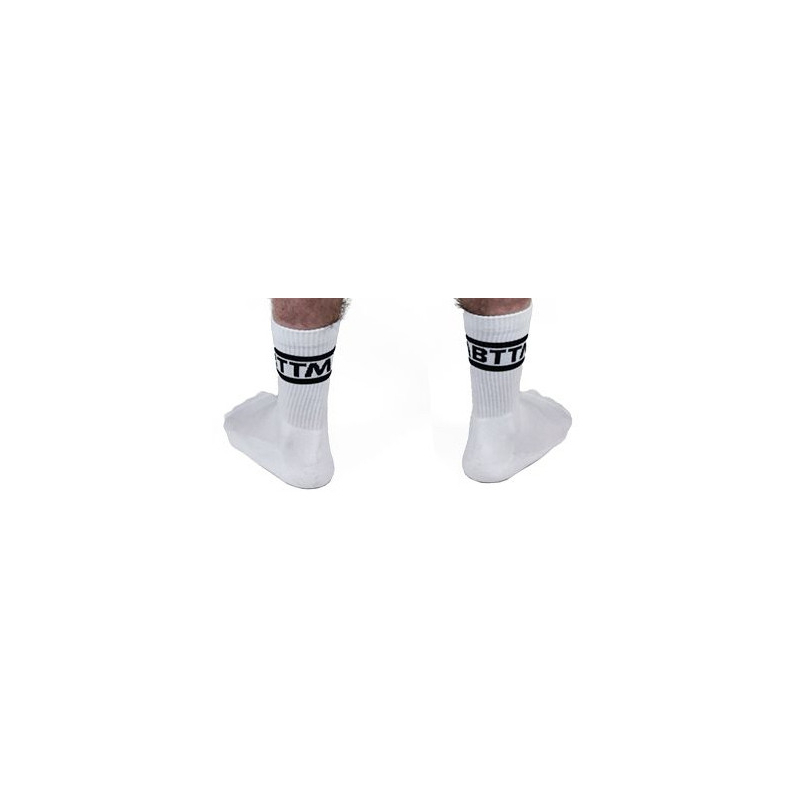 chaussettes blanches bttm x2 paires 1
