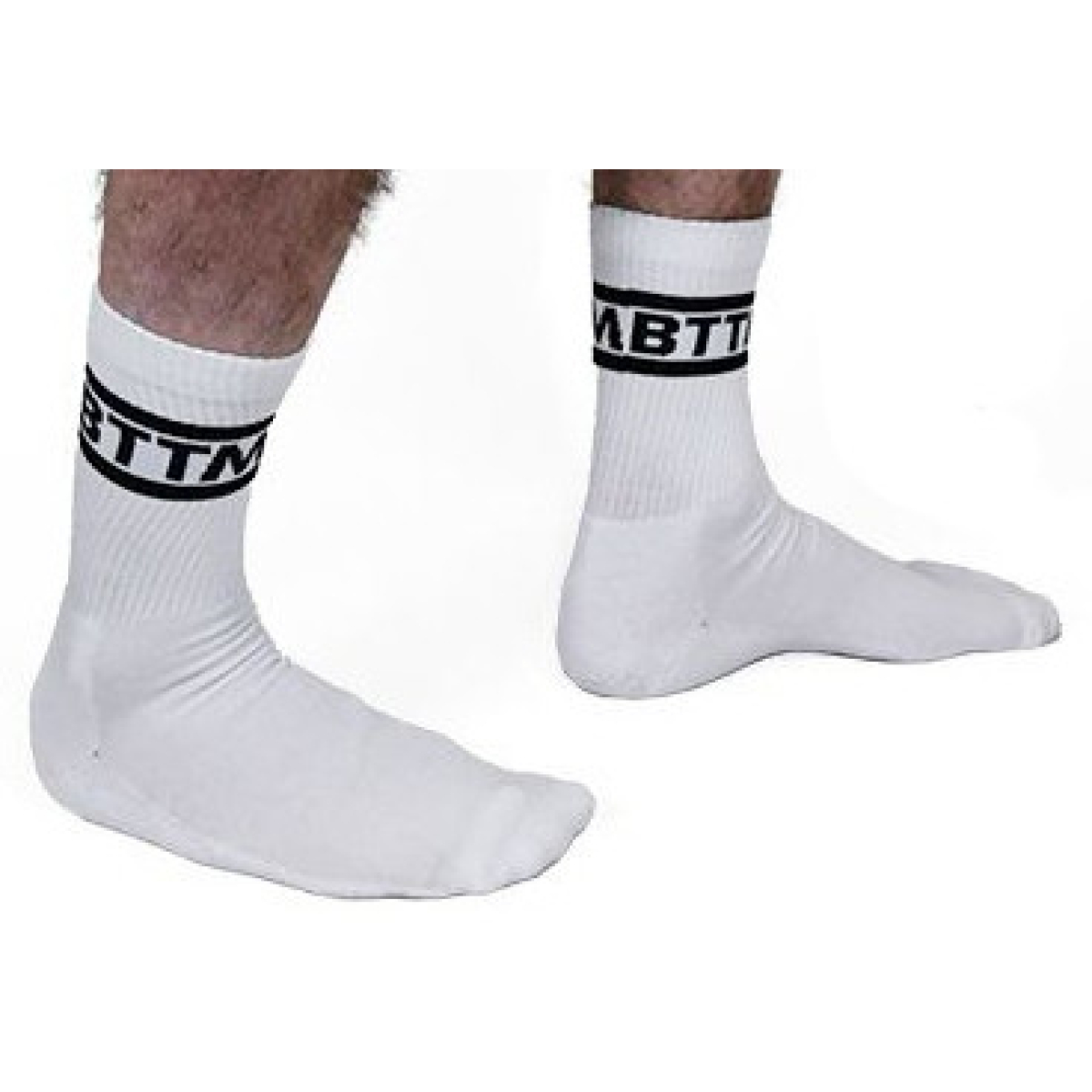 chaussettes blanches bttm x2 paires