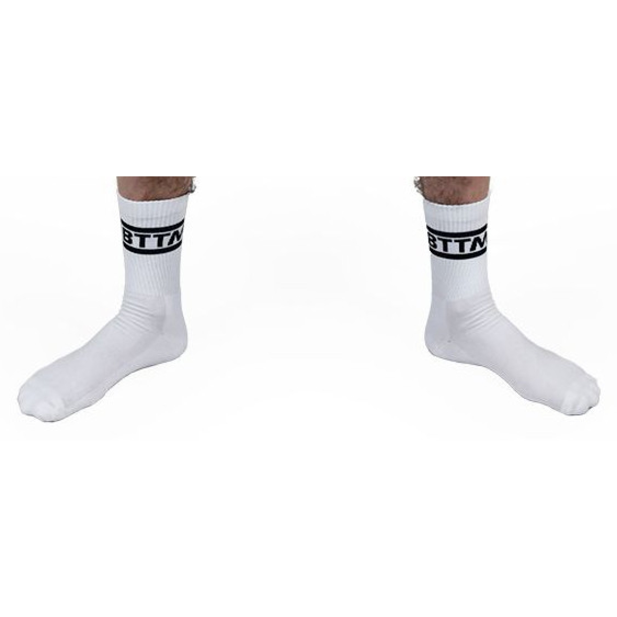 chaussettes blanches bttm x2 paires 2