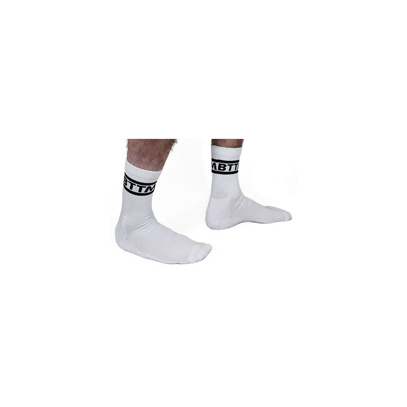 chaussettes blanches bttm x2 paires