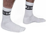 chaussettes blanches fist x2 paires
