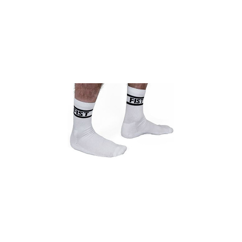 chaussettes blanches fist x2 paires
