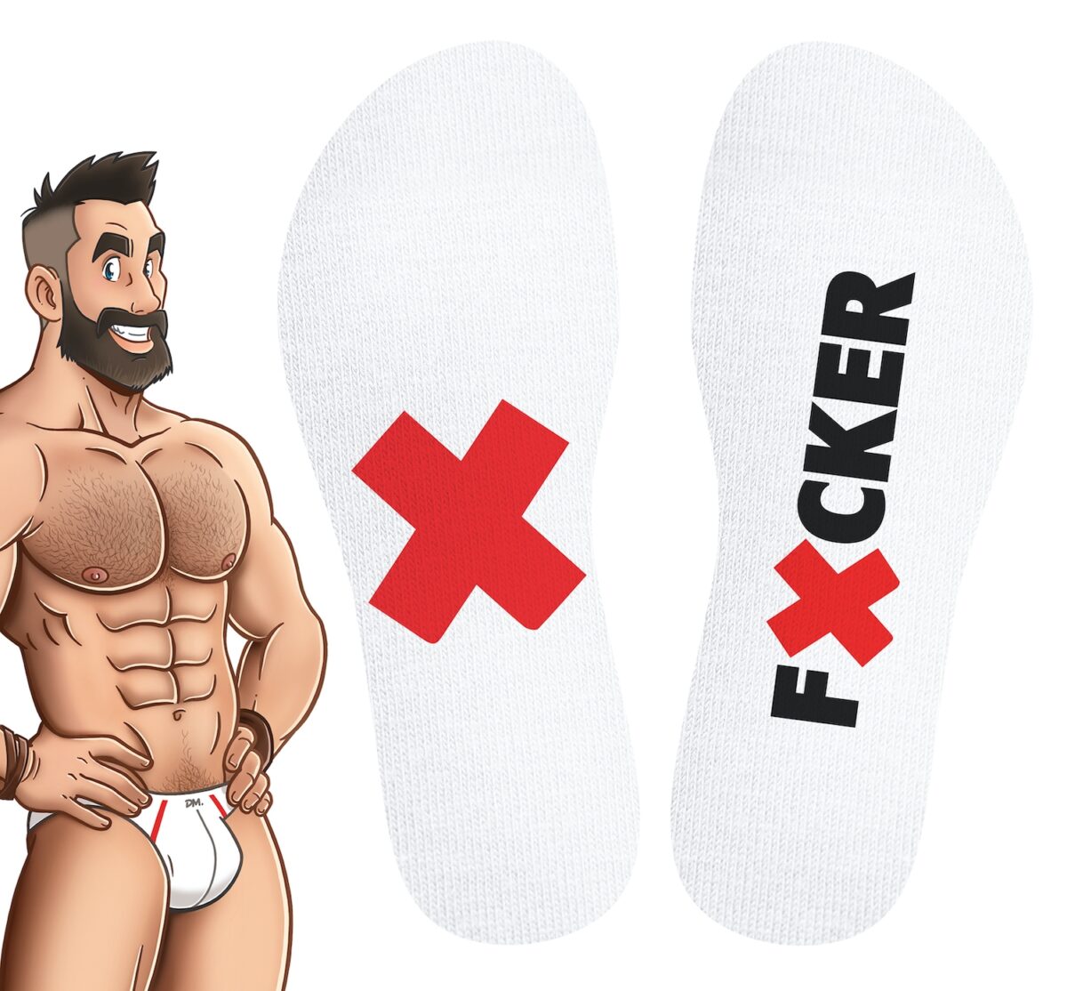 chaussettes blanches fucker sneakxx 2