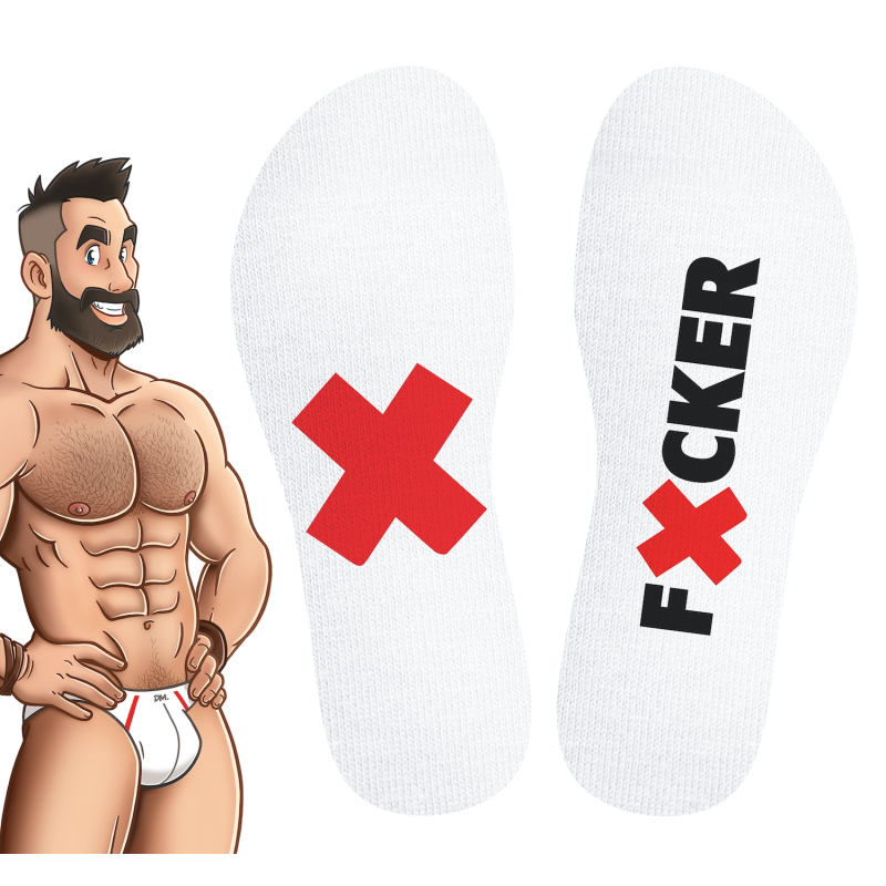 chaussettes blanches fucker sneakxx 2