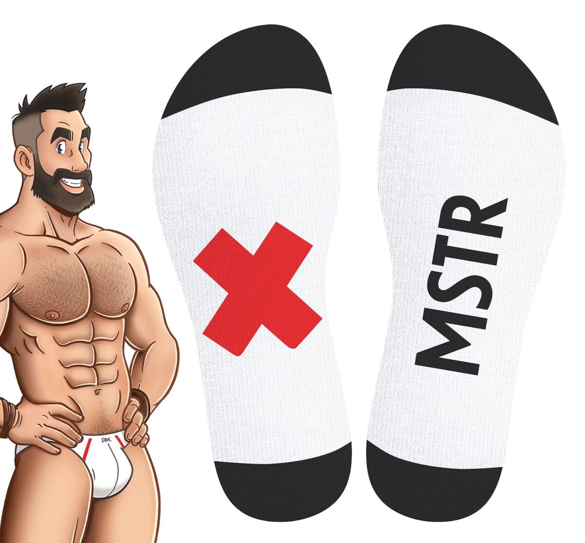 chaussettes blanches mstr sneakxx 1