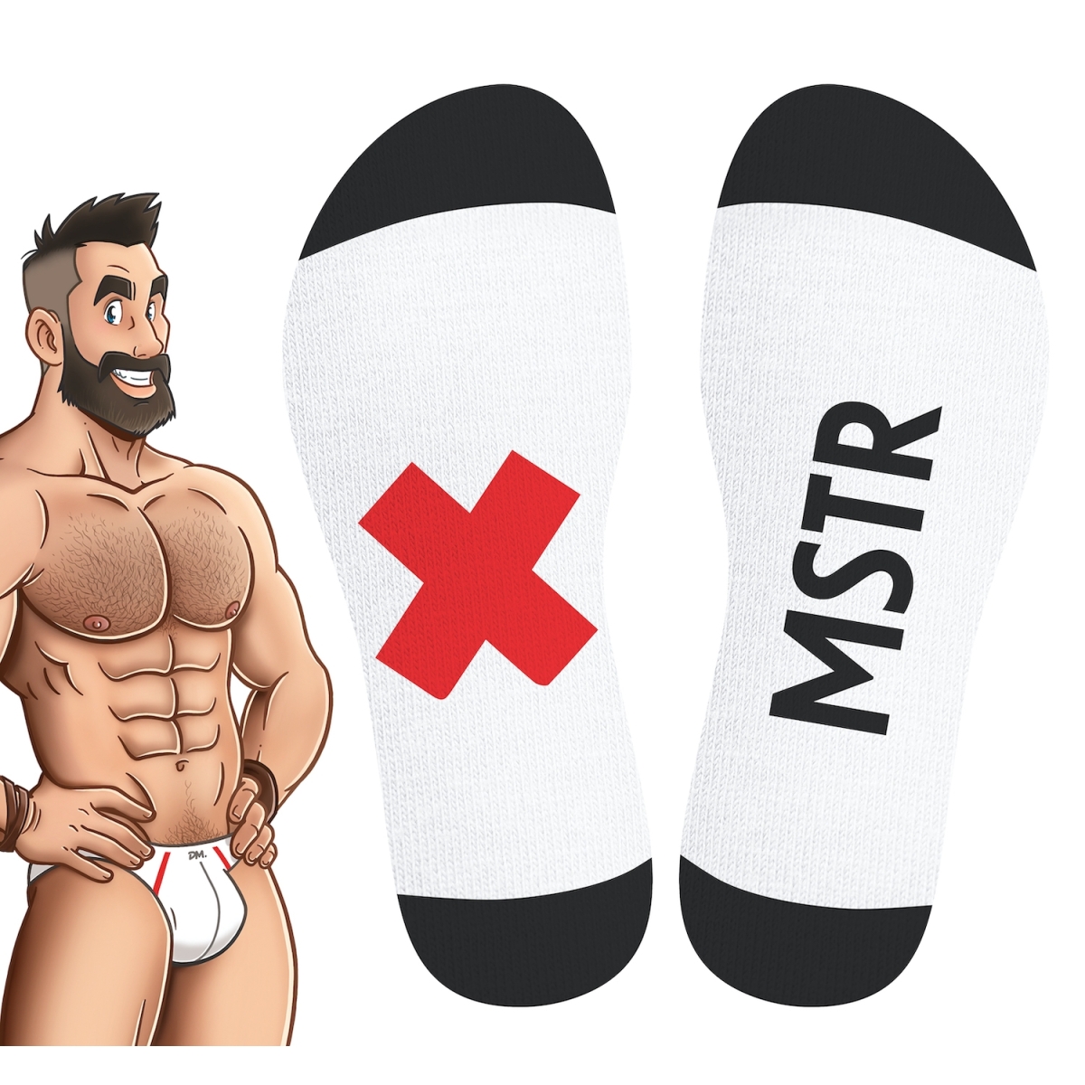 chaussettes blanches mstr sneakxx 1