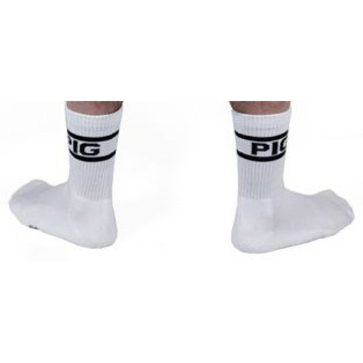 chaussettes blanches pig x 2 paires 1