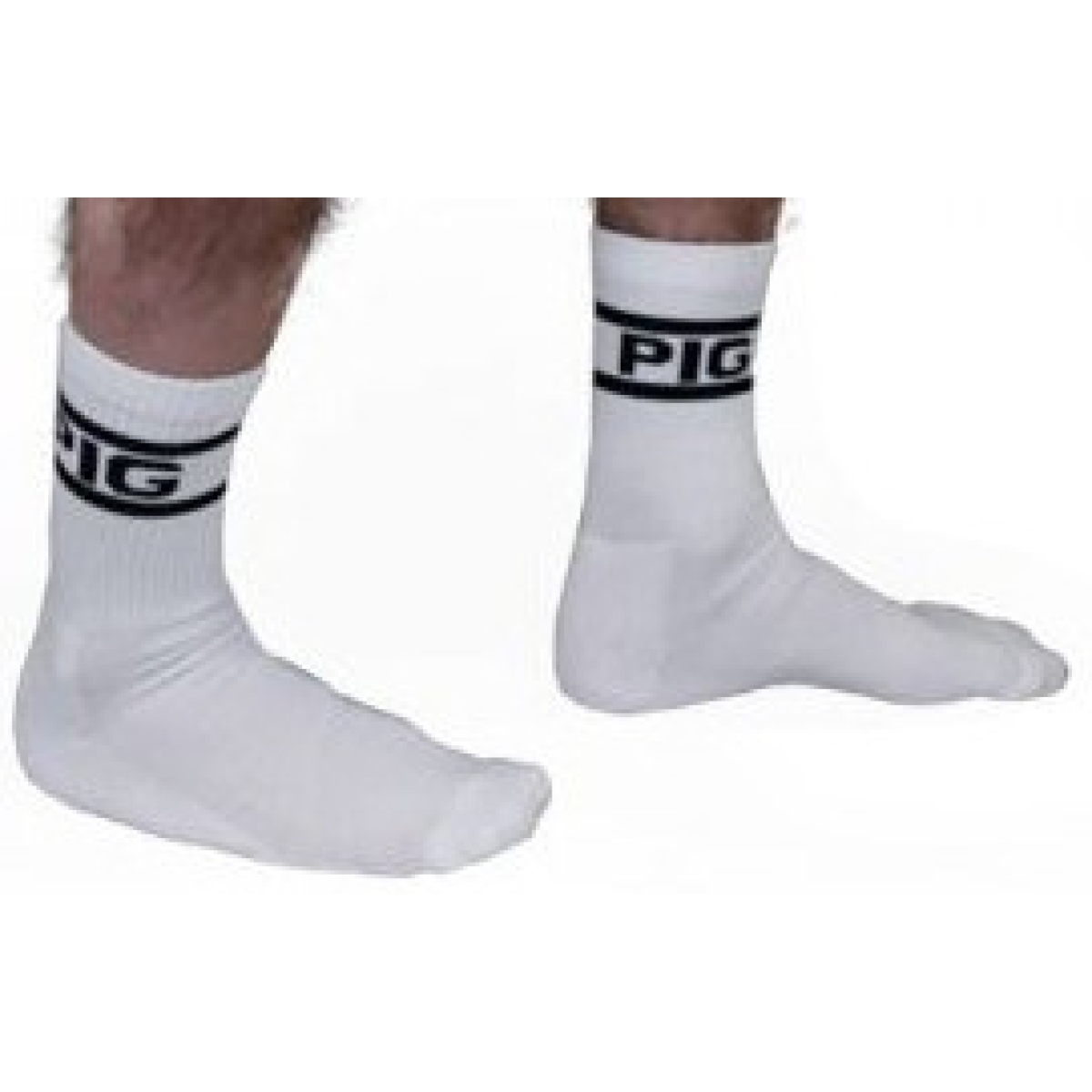 chaussettes blanches pig x 2 paires