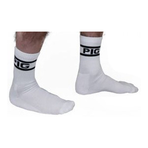 chaussettes blanches pig x 2 paires