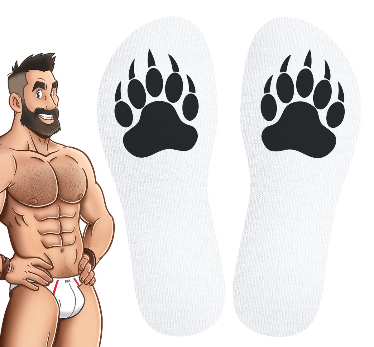 chaussettes blanches proud bear sneakxx 2