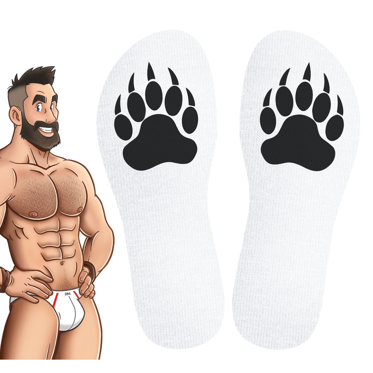 chaussettes blanches proud bear sneakxx 2