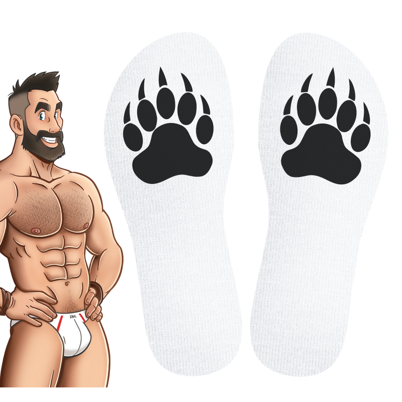 chaussettes blanches proud bear sneakxx 2