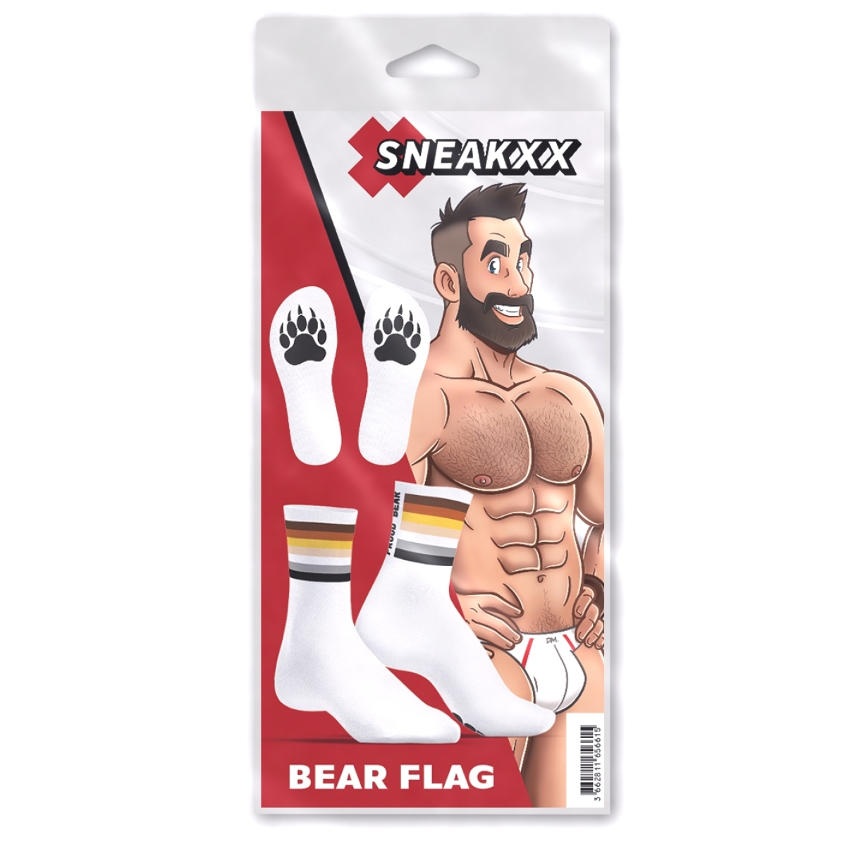 chaussettes blanches proud bear sneakxx 3