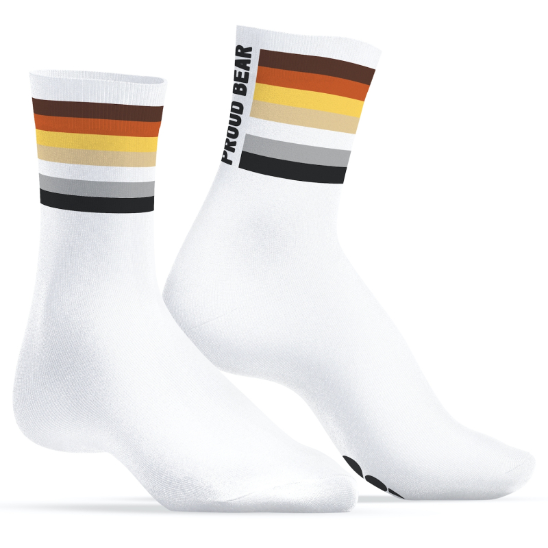 chaussettes blanches proud bear sneakxx