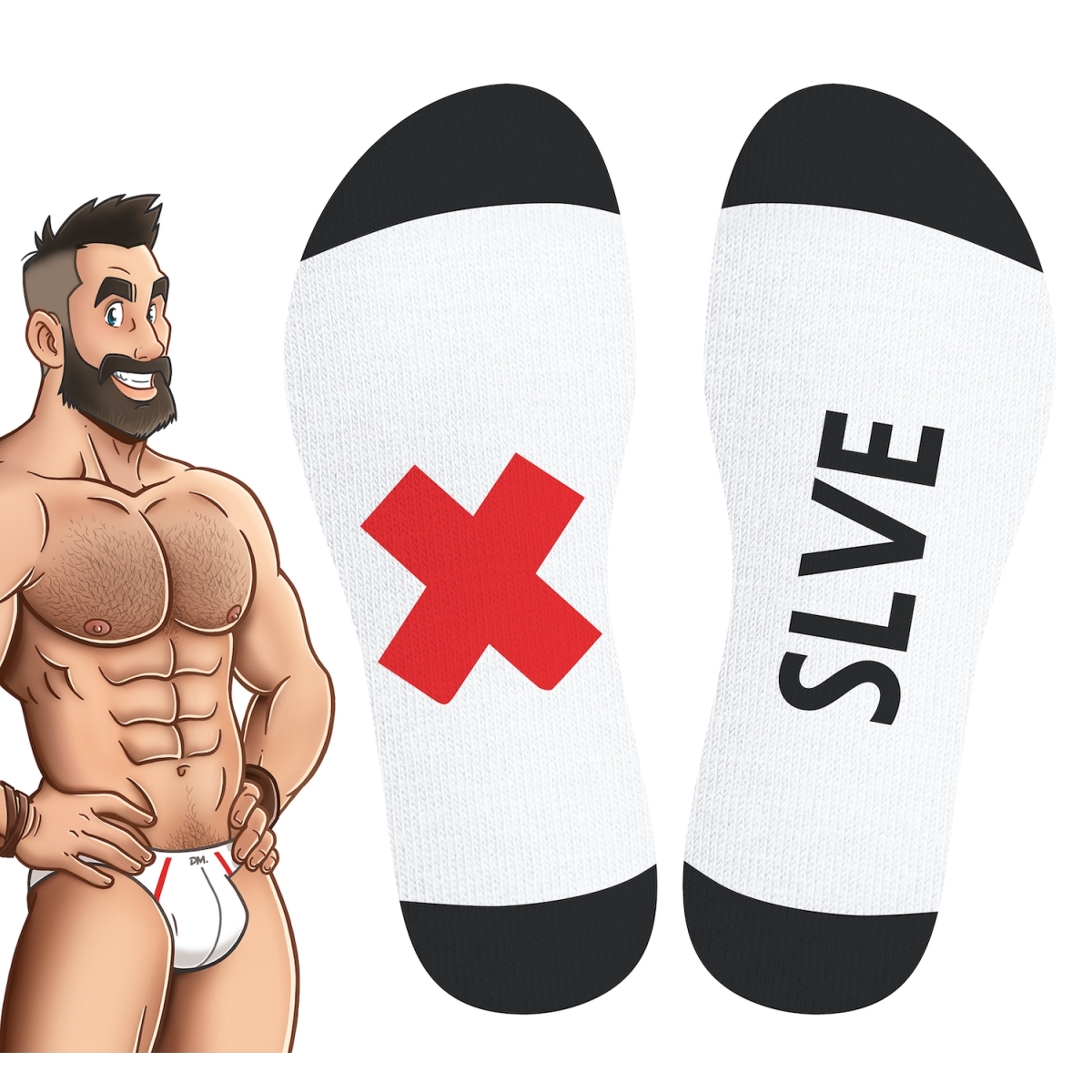 chaussettes blanches slve sneakxx 2