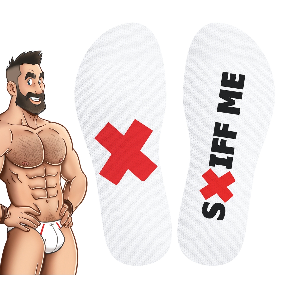 chaussettes blanches sniff me sneakxx 2