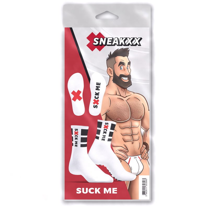 chaussettes blanches suck me sneakxx 3