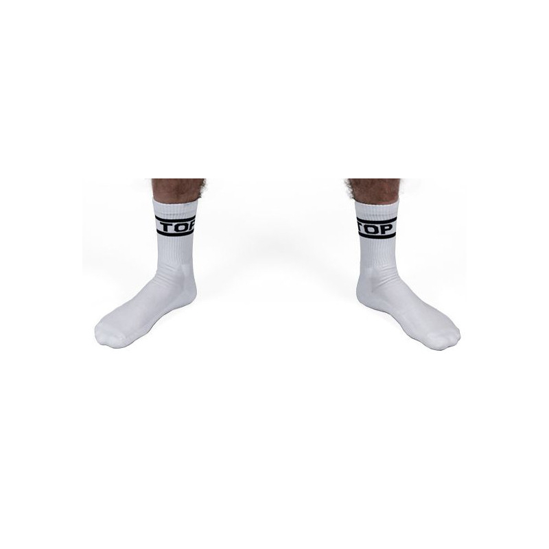 chaussettes blanches top x2 paires 2