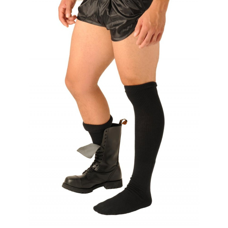 chaussettes boot noires 1