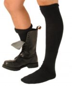 chaussettes boot noires