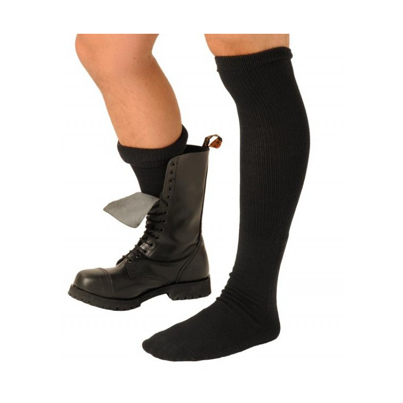 chaussettes boot noires