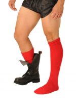 chaussettes boot rouges 1