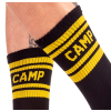 chaussettes camp socks noir jaune 1