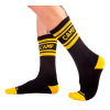 chaussettes camp socks noir jaune