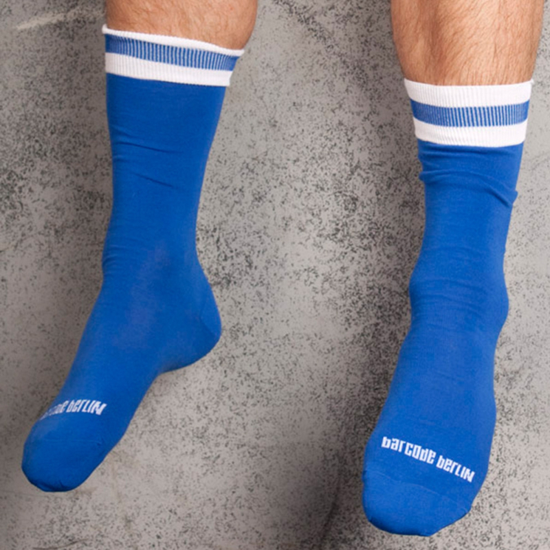 chaussettes city socks bleues