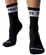 chaussettes fetish piggy noires