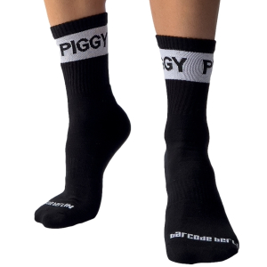 chaussettes fetish piggy noires