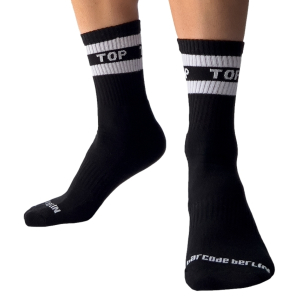 chaussettes fetish top noires