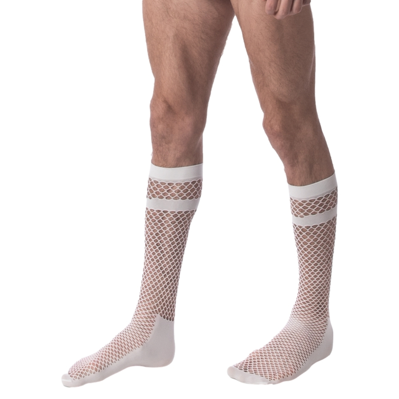 chaussettes filet cala blanches