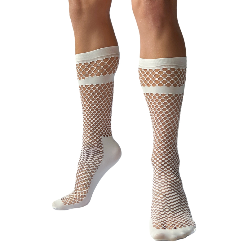 chaussettes filet paris blanches