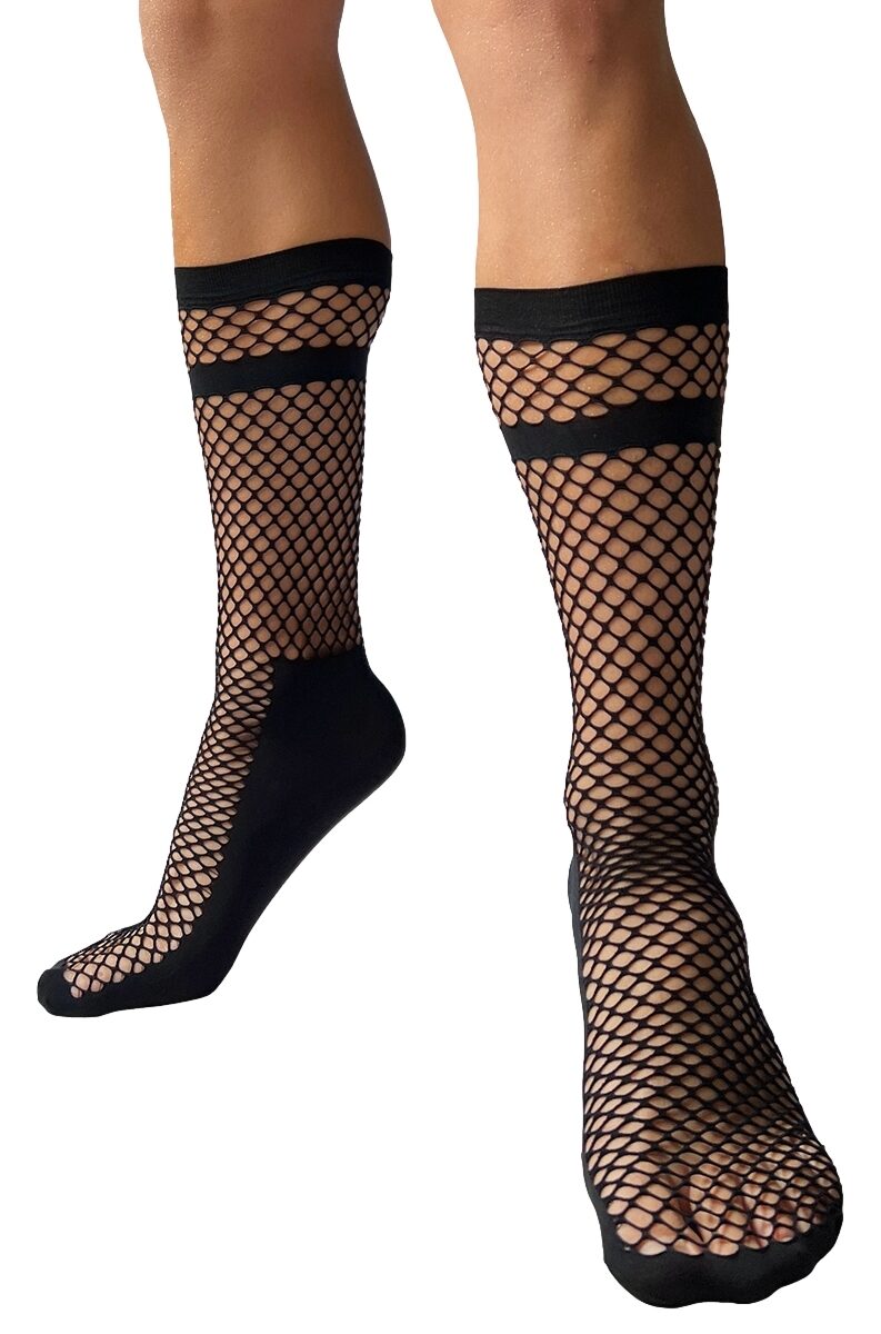 chaussettes filet paris noires