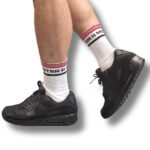 chaussettes fist pig blanc rouge 2
