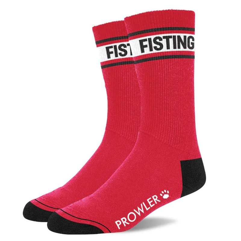 chaussettes fisting rouges
