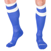 chaussettes football socks bleu blanc
