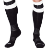 chaussettes football socks noir blanc
