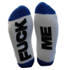 chaussettes fuck me blanc bleu 1