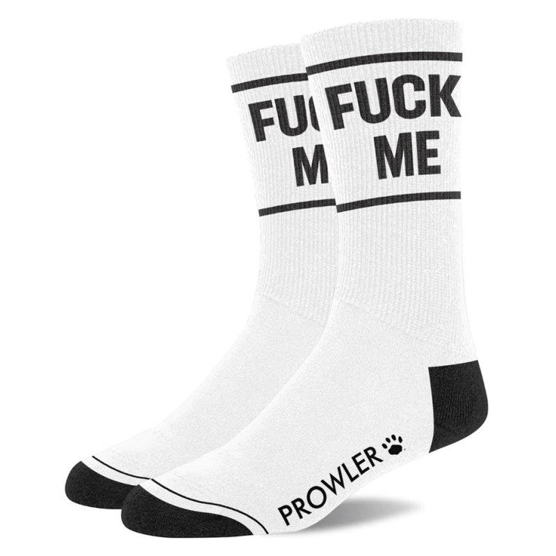 chaussettes fuck me blanches