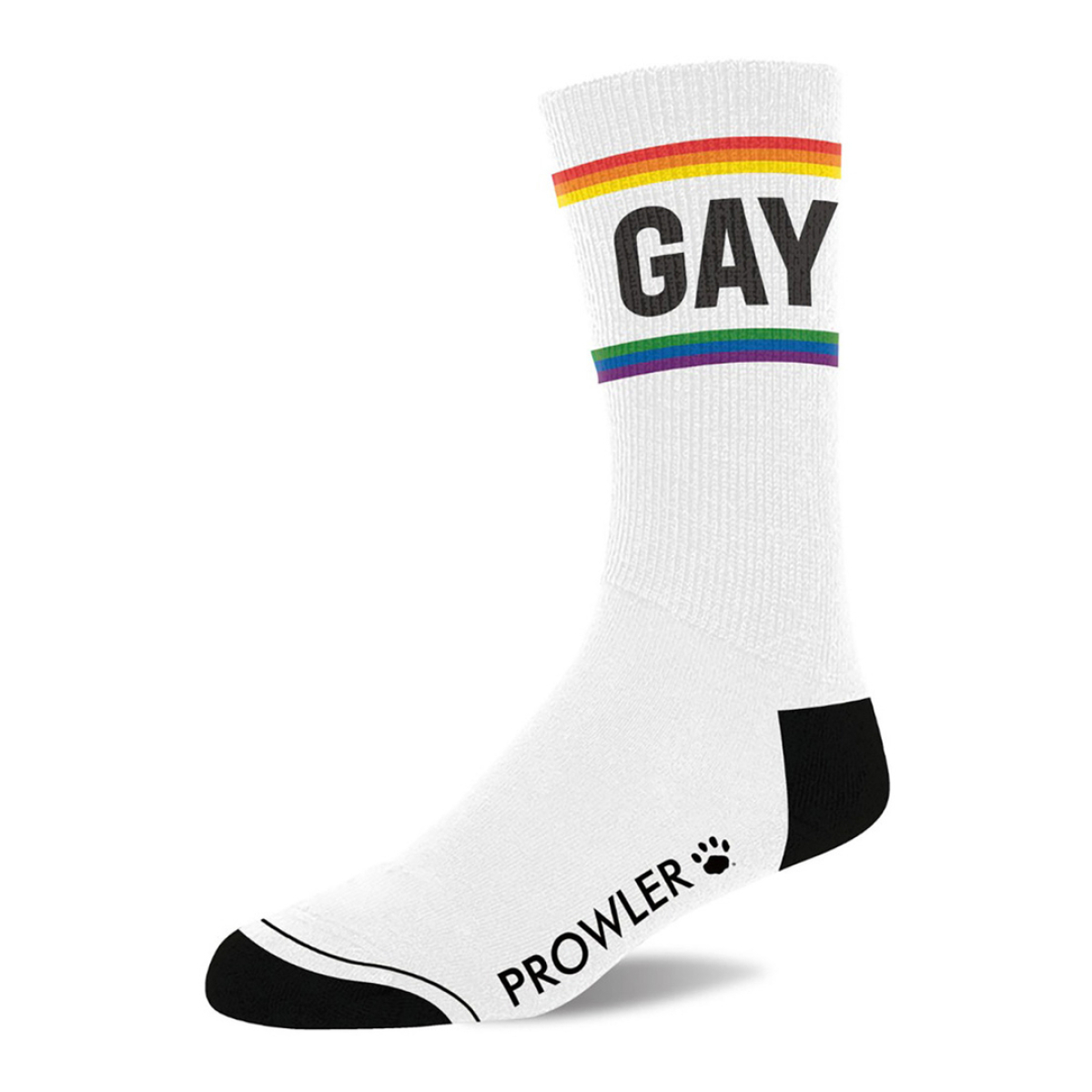 chaussettes gay blanc fierte 1