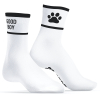 chaussettes good boy blanc noir
