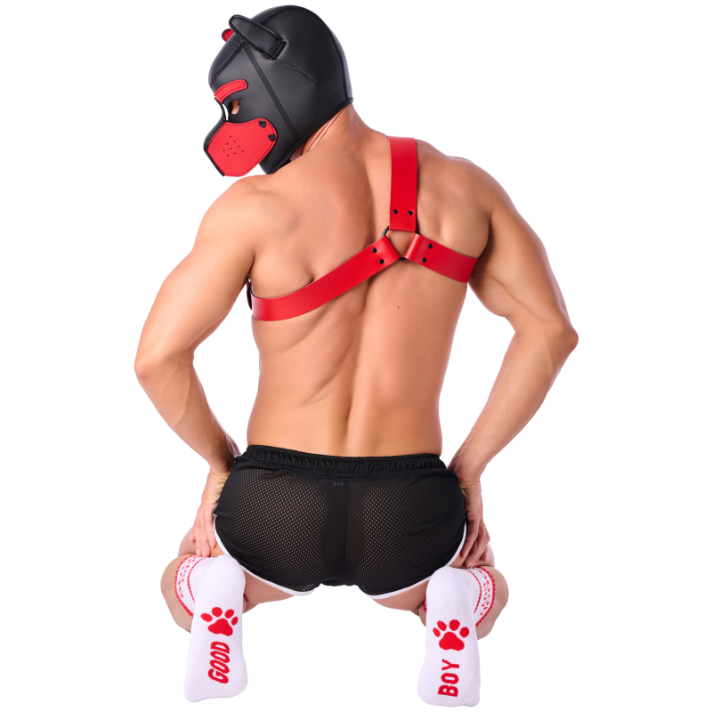 chaussettes good boy blanc rouge 1 scaled